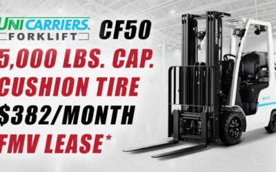 CF50 UniCarriers Forklift Special FMV Lease* Rate